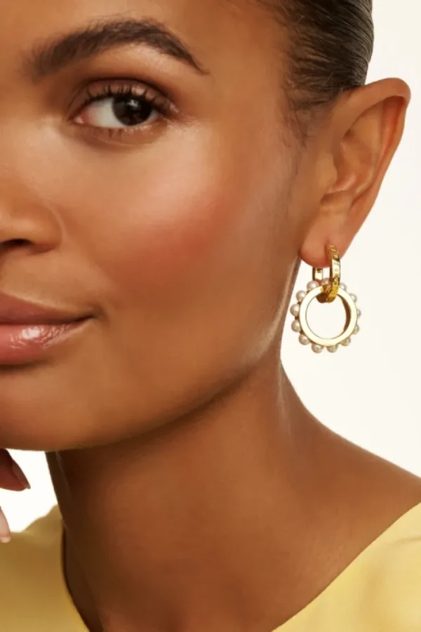 Lorrie Double Logo Link Drop Earrings<Ted Baker New