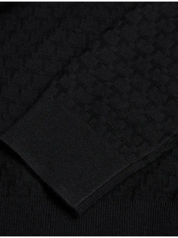 Loular Textured T Knit Wool Blend Hoodie<Ted Baker Fashion