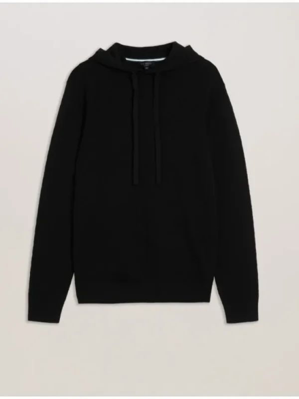 Loular Textured T Knit Wool Blend Hoodie<Ted Baker Fashion