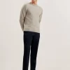 Loung Textured T Knit Crew Neck Jumper<Ted Baker Cheap