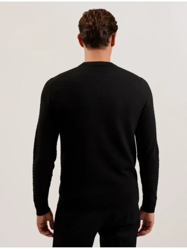 Loung Textured T Knit Crew Neck Jumper<Ted Baker Best