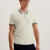 Mahani Short Sleeve Zip Polo<Ted Baker Store
