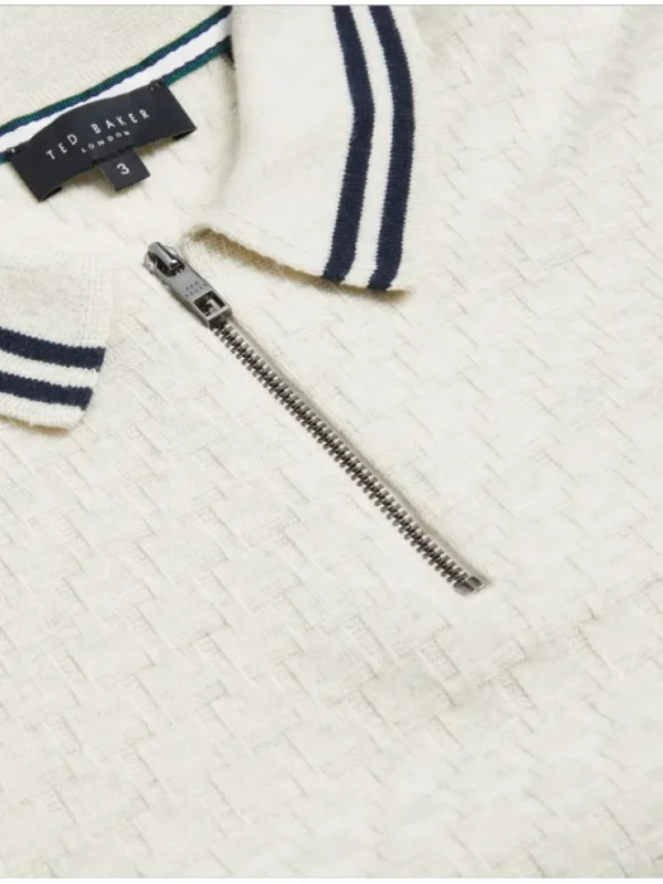 Mahani Short Sleeve Zip Polo<Ted Baker Store