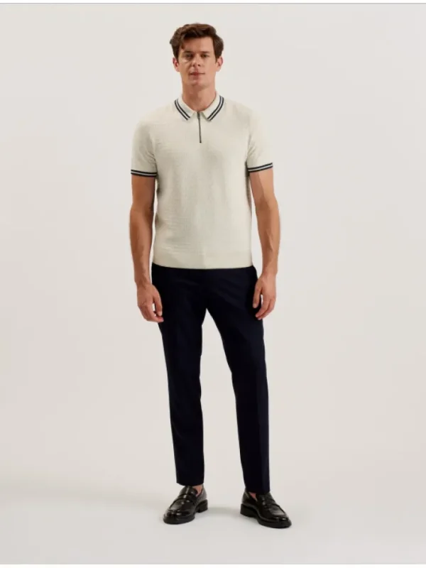 Mahani Short Sleeve Zip Polo<Ted Baker Store