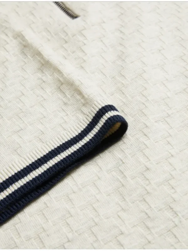 Mahani Short Sleeve Zip Polo<Ted Baker Store