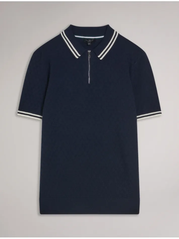 mahani_short_sleeve_zip_p_5.webp Mahani Short Sleeve Zip Polo<Ted Baker Cheap