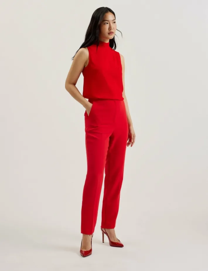 manattl_tapered_high_wais_0.webp Manattl Tape High Waisted Tailo Trousers<Ted Baker Discount