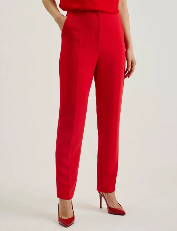 manattl_tapered_high_wais_1.webp Manattl Tape High Waisted Tailo Trousers<Ted Baker Discount