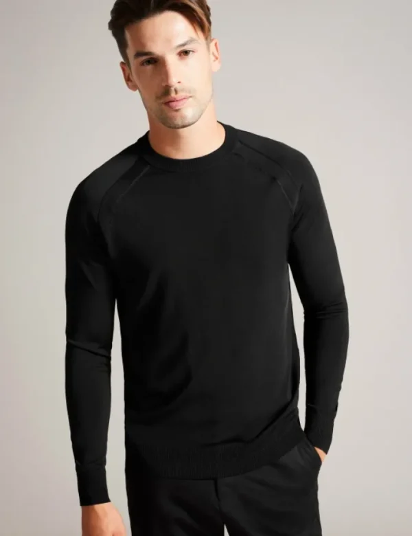 Maywo Saddle Shoulder Crew Neck Jumper<Ted Baker Cheap