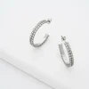 Mellia MELLIA Medium Double Crystal Hoop Earrings<Ted Baker Sale