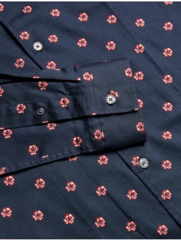 Mikceal Floral Pattern Slim Fit Long Sleeve Shirt<Ted Baker Clearance