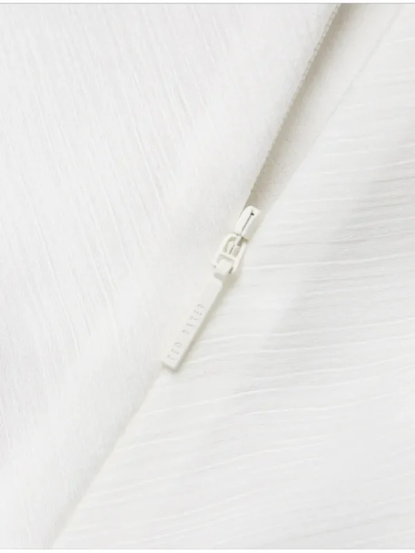 Misrina Drape Neck Detail Satin Top<Ted Baker Best Sale