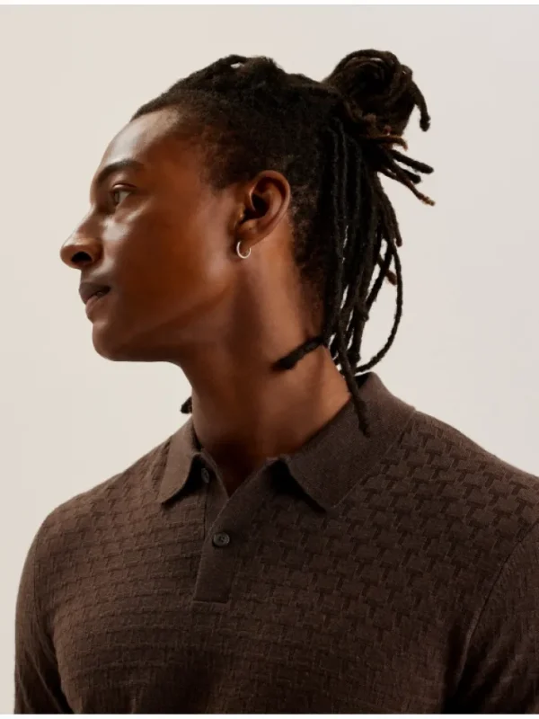 Morar Long Sleeve T Stitch Knitted Polo<Ted Baker Hot