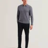 Morar T Knit Long Sleeve Polo Top<Ted Baker Cheap