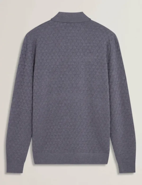 Morar T Knit Long Sleeve Polo Top<Ted Baker Cheap