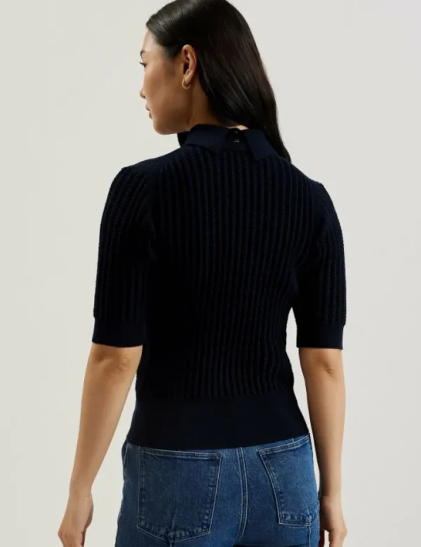 Morliee Textured Knit Puffed Short Sleeve Sweater<Ted Baker Hot