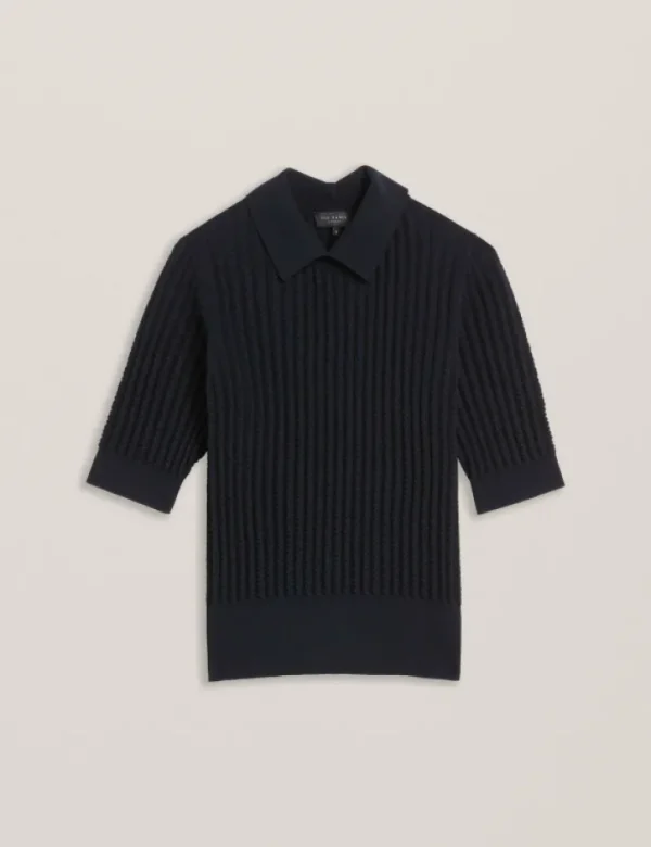 Morliee Textured Knit Puffed Short Sleeve Sweater<Ted Baker Hot