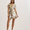 Noosh Knot Front V-Neck Sequin Mini Dress<Ted Baker Best Sale