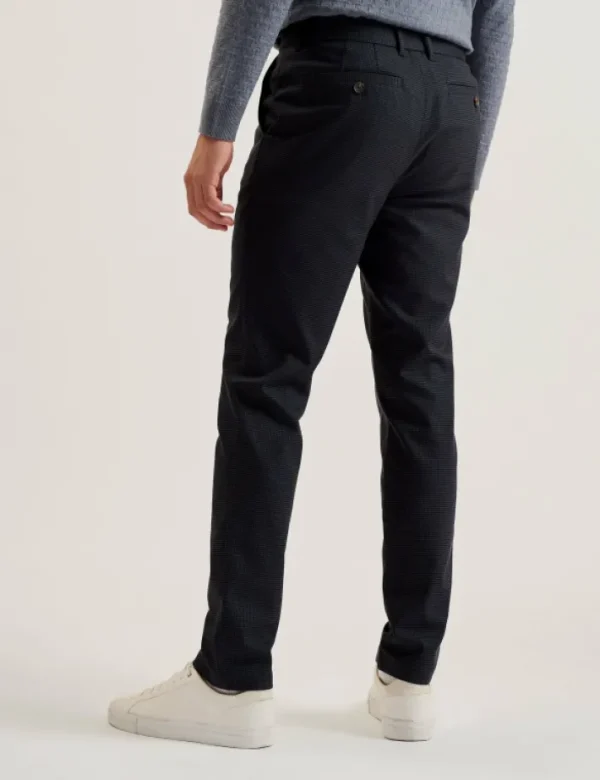 Nounds Puppytooth Pattern Slim Fit Trousers<Ted Baker Best