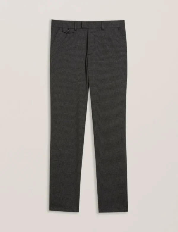 Nounds Puppytooth Pattern Slim Fit Trousers<Ted Baker Best