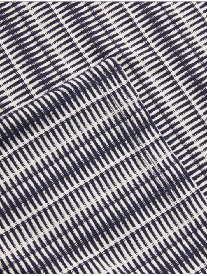 octon_geo_stripe_zip_neck_5.webp Octon Geo Stripe Zip Neck Polo Shirt<Ted Baker Cheap