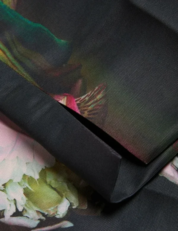 Okunit Tapered Leg Floral Print Tailored Trousers<Ted Baker Best