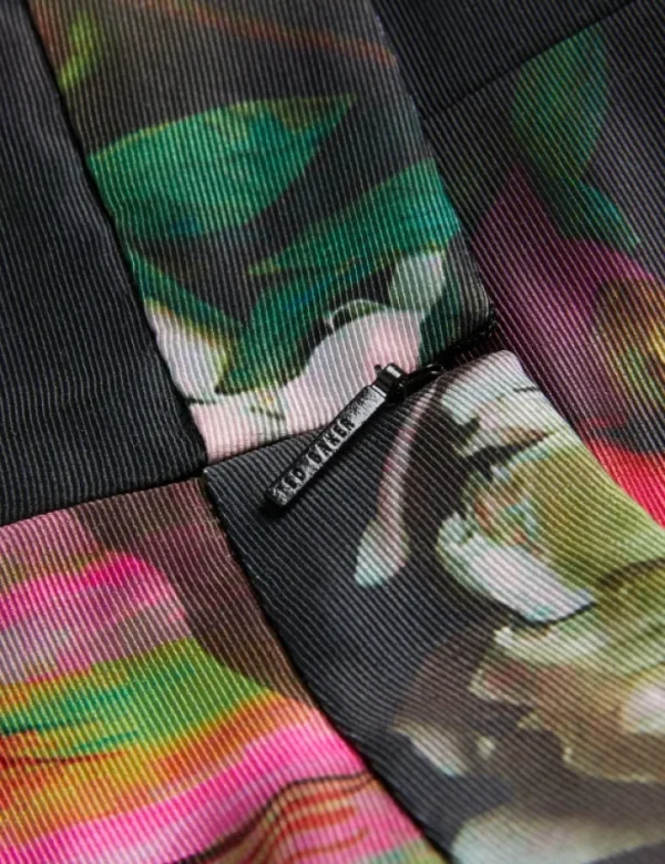 Okunit Tapered Leg Floral Print Tailored Trousers<Ted Baker Best