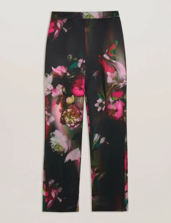 Okunit Tapered Leg Floral Print Tailored Trousers<Ted Baker Best