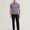 Ounslo Short Sleeve Regular Fit Printed Zip Polo<Ted Baker Sale