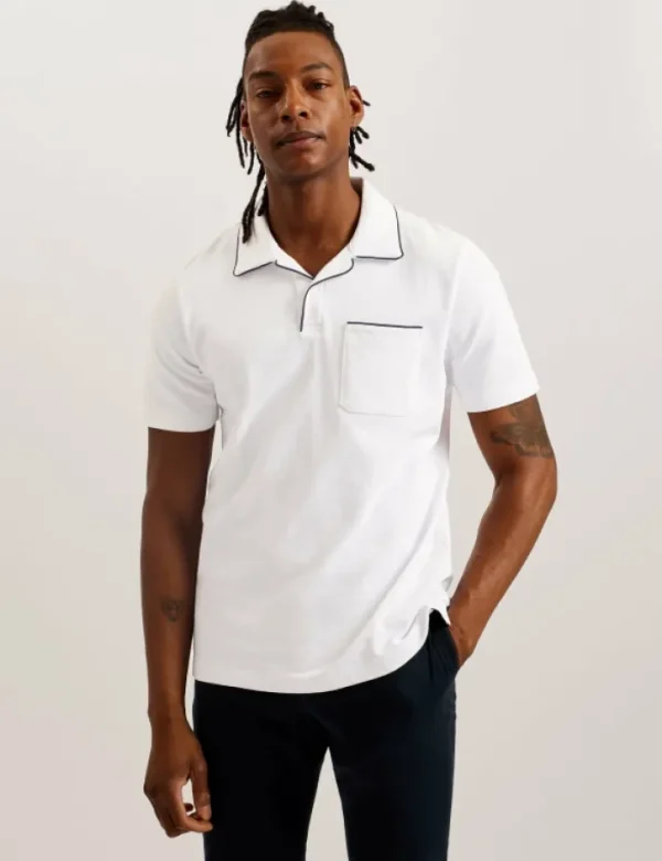 Paisel Short Sleeve Regular Open Collar Polo<Ted Baker Clearance