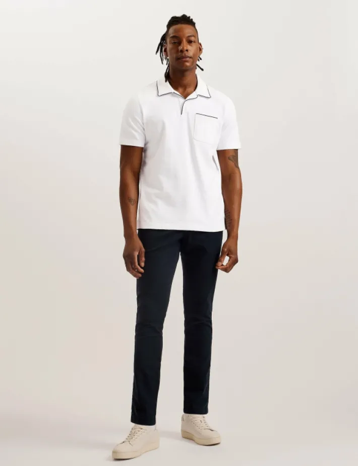 paisel_short_sleeve_regul_3.webp Paisel Short Sleeve Regular Open Collar Polo<Ted Baker Clearance
