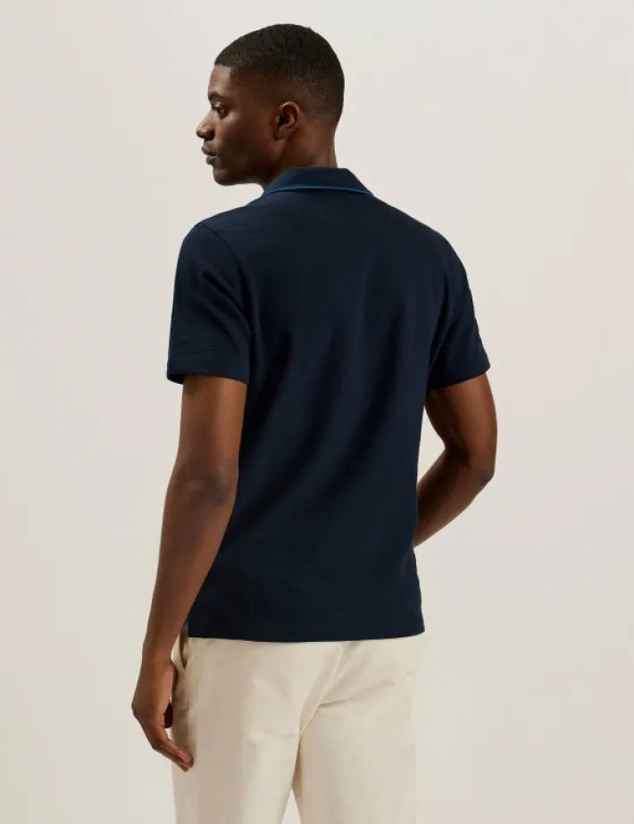 paisel_short_sleeve_regul_4-1.webp Paisel Short Sleeve Regular Open Collar Polo<Ted Baker Sale