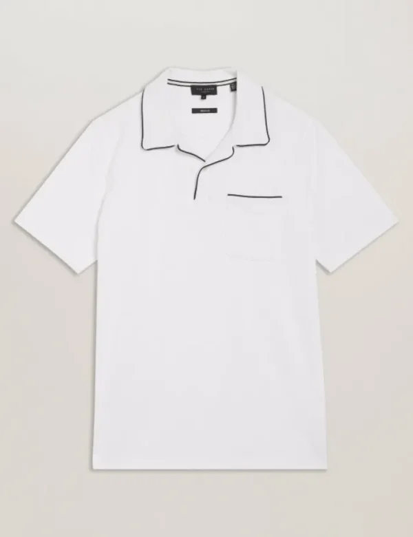 Paisel Short Sleeve Regular Open Collar Polo<Ted Baker Clearance