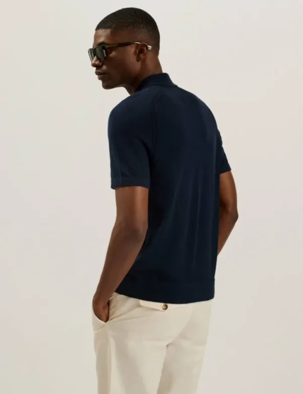 Peltz Short Sleeve Regular Silk Blend Polo<Ted Baker Shop
