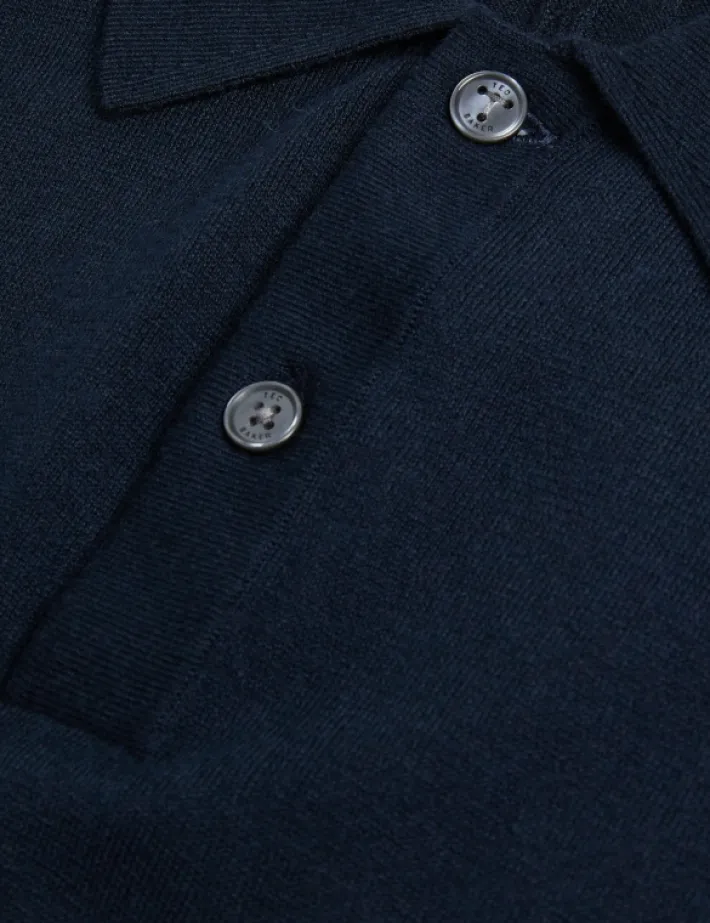 peltz_short_sleeve_regula_5.webp Peltz Short Sleeve Regular Silk Blend Polo<Ted Baker Shop
