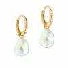 Periaa Pearl Drop Pendant Huggie Earrings<Ted Baker Hot