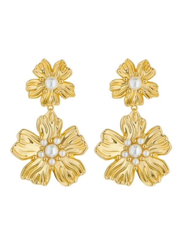 Petaria Flower Statement Drop Earrings<Ted Baker Best Sale