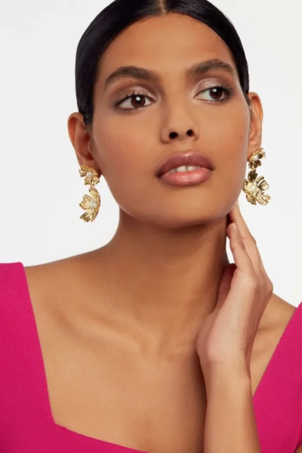 Petaria Flower Statement Drop Earrings<Ted Baker Best Sale
