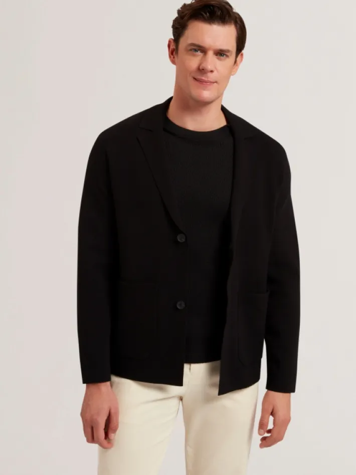petres_long_sleeve_single_1.webp Petres Long Sleeve Single Breasted Knitted Blazer<Ted Baker Best