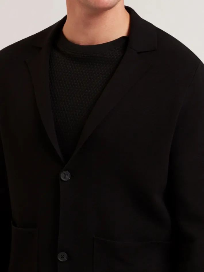 petres_long_sleeve_single_2.webp Petres Long Sleeve Single Breasted Knitted Blazer<Ted Baker Best