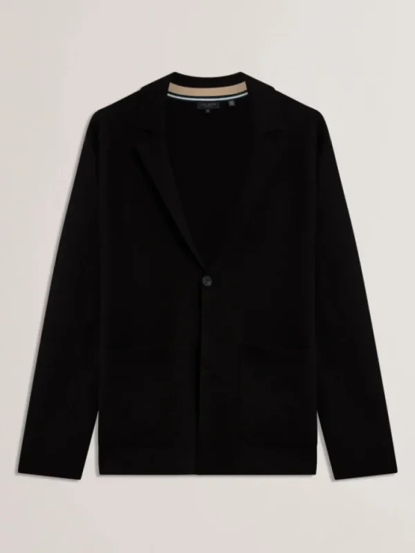Petres Long Sleeve Single Breasted Knitted Blazer<Ted Baker Best