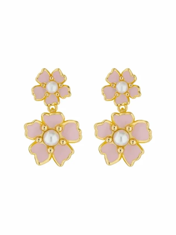 Pettina Painted Flower Drop Earrings<Ted Baker Cheap