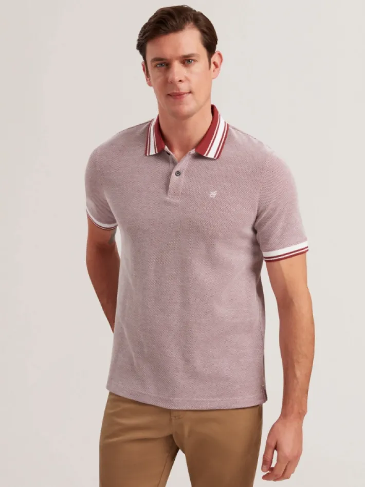 phenes_textured_cotton_st_0-2.webp Phenes Textured Cotton Stripe Trim Polo Shirt<Ted Baker Hot