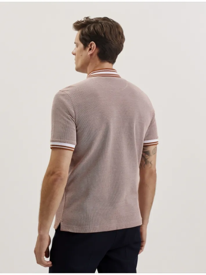phenes_textured_cotton_st_4-1.webp Phenes Textured Cotton Stripe Trim Polo Shirt<Ted Baker Online