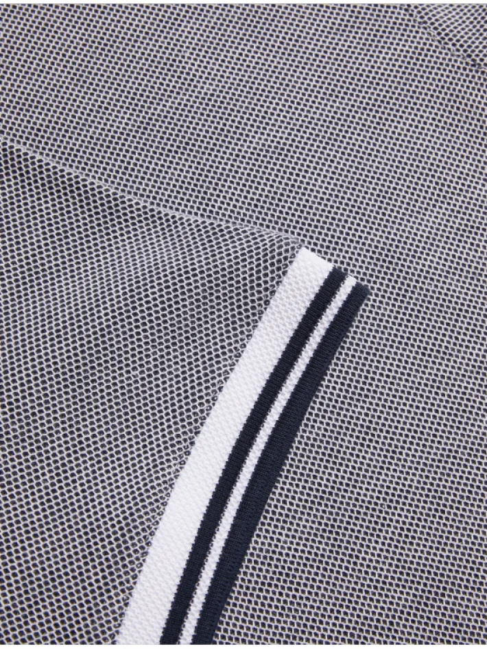 phenes_textured_cotton_st_5.webp Phenes Textured Cotton Stripe Trim Polo Shirt<Ted Baker Best