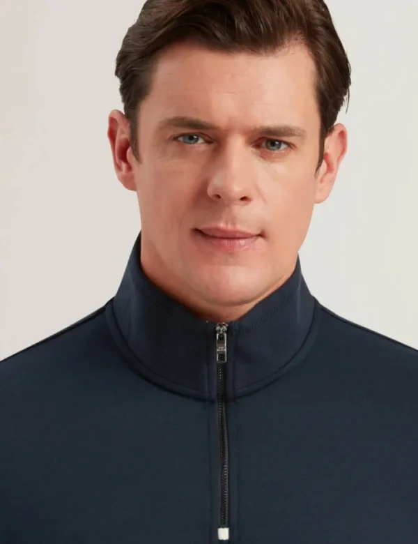 Pryor Half-Zip Funnel Neck Sweatshirt<Ted Baker New