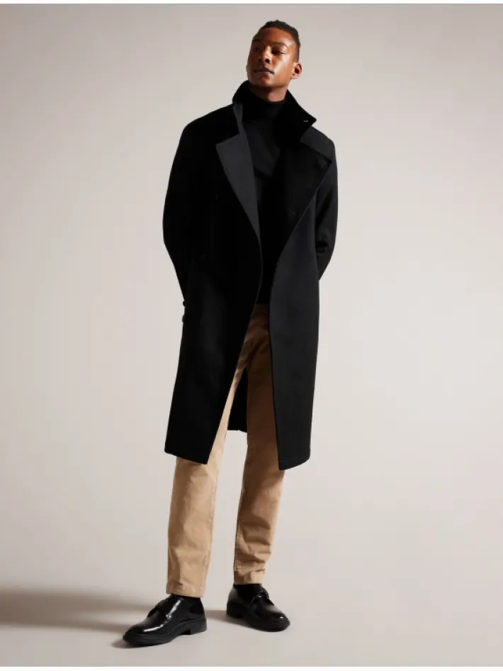radford_longline_funnel_n_0.webp Radford Longline Funnel Neck Wool Wrap Coat<Ted Baker Cheap