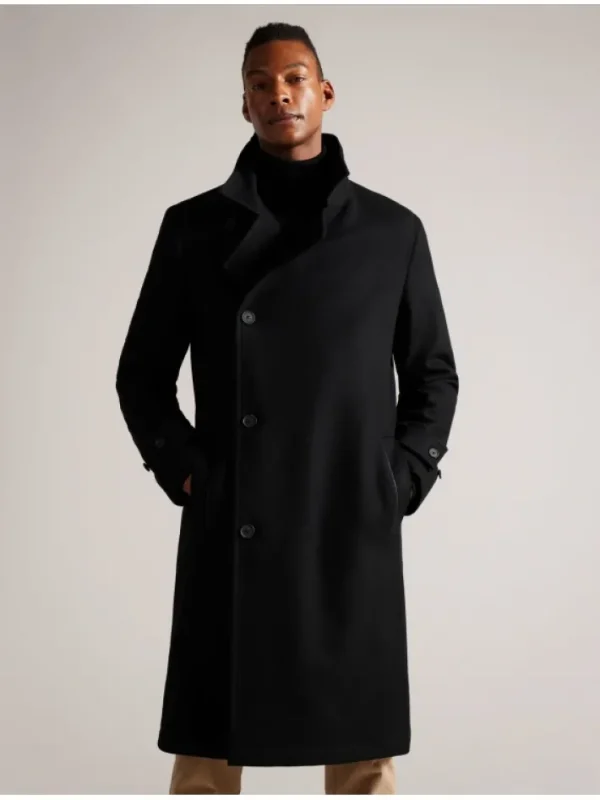 Radford Longline Funnel Neck Wool Wrap Coat<Ted Baker Cheap