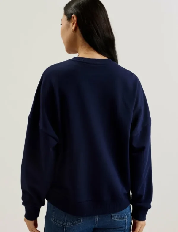 Raynahh Textured Floral Graphic Cotton Sweatshirt<Ted Baker Cheap