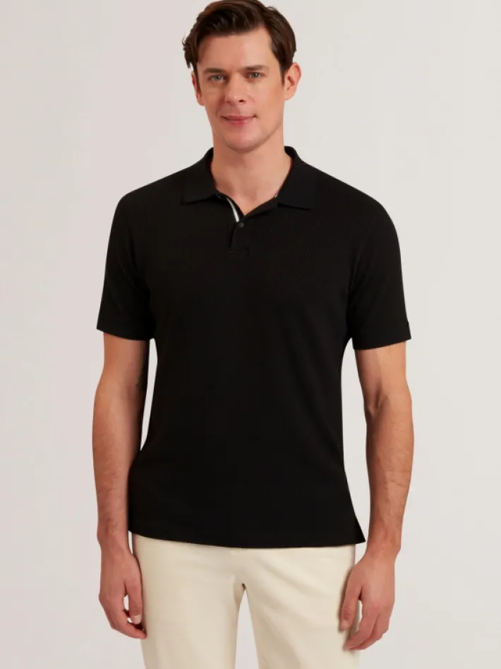 redman_short_sleeve_regul_1-1.webp Redman Short Sleeve Regular Textured Polo<Ted Baker Flash Sale